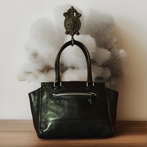 Coach Legacy Candace Carryall Medium Black Leather Purse Should Bag D1273-19891 - Picture 3 of 5